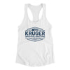 Kruger Industrial Smoothing Women's Racerback Tank White | Funny Shirt from Famous In Real Life