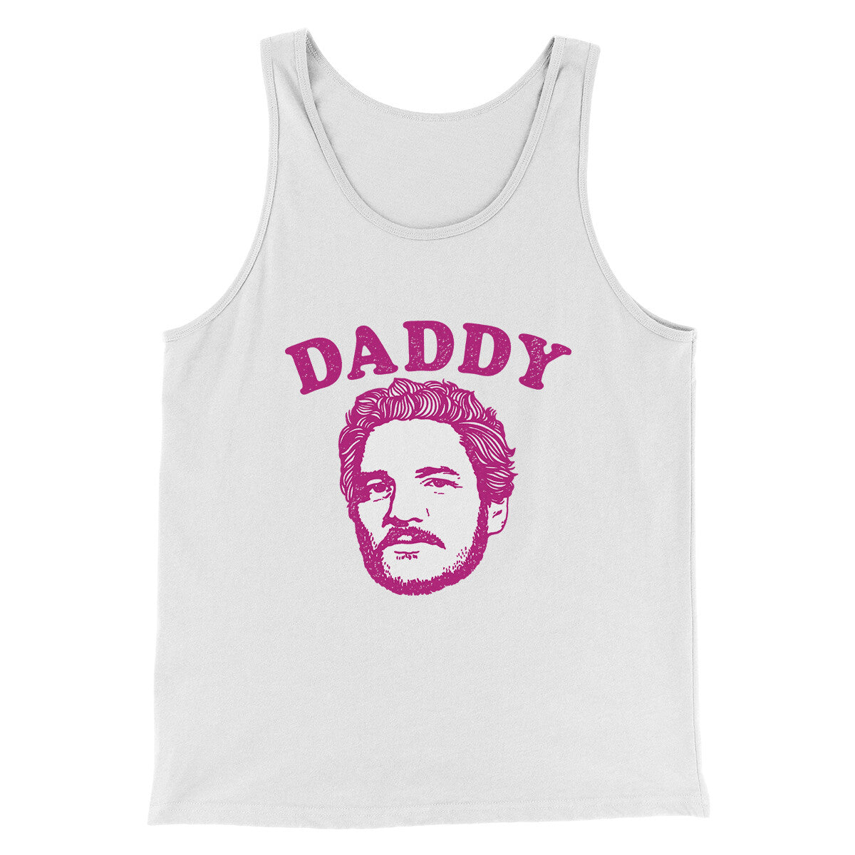 Daddy Pedro Funny Movie Men/Unisex Tank Top White | Funny Shirt from Famous In Real Life