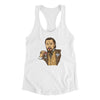 Calvin Candie Meme Women's Racerback Tank White | Funny Shirt from Famous In Real Life