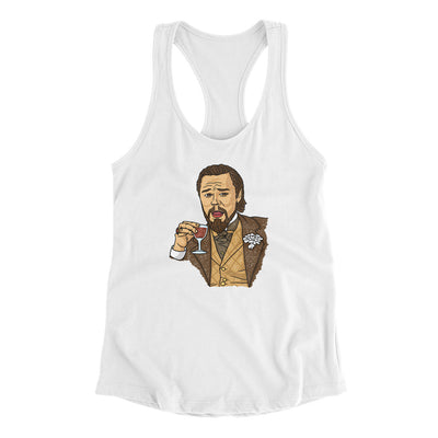 Calvin Candie Meme Women's Racerback Tank White | Funny Shirt from Famous In Real Life