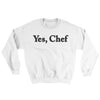 Yes Chef Ugly Sweater White | Funny Shirt from Famous In Real Life