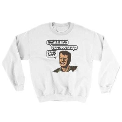 Thats It Man Game Over Man Ugly Sweater White | Funny Shirt from Famous In Real Life