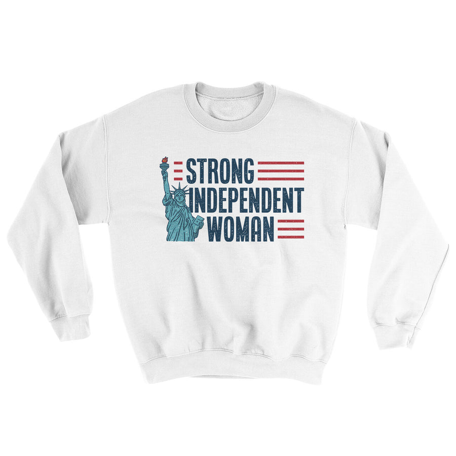 Strong Independent Woman Ugly Sweater | Funny Shirt from Famous In Real Life