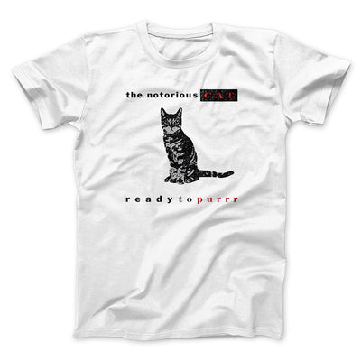 The Notorious Cat Men/Unisex T-Shirt White | Funny Shirt from Famous In Real Life
