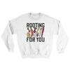 Rooting For You Ugly Sweater White | Funny Shirt from Famous In Real Life