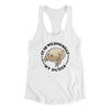 It Is Wednesday My Dudes Women's Racerback Tank White | Funny Shirt from Famous In Real Life