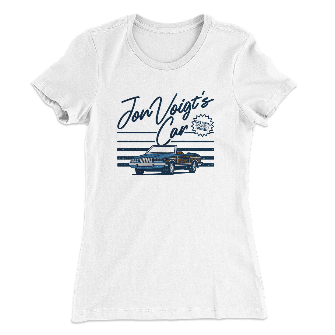 Jon Voight's Car Women's T-Shirt White | Funny Shirt from Famous In Real Life