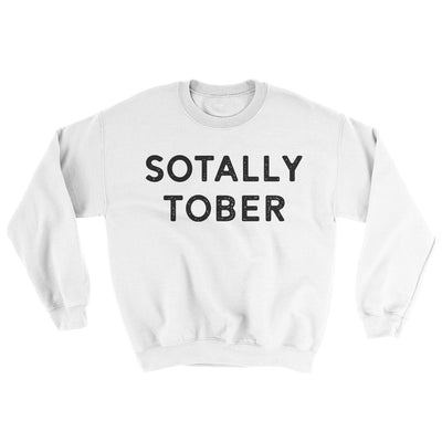 Sotally Tober Ugly Sweater White | Funny Shirt from Famous In Real Life