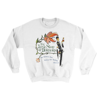 Little Shop Of Horrors Ugly Sweater White | Funny Shirt from Famous In Real Life