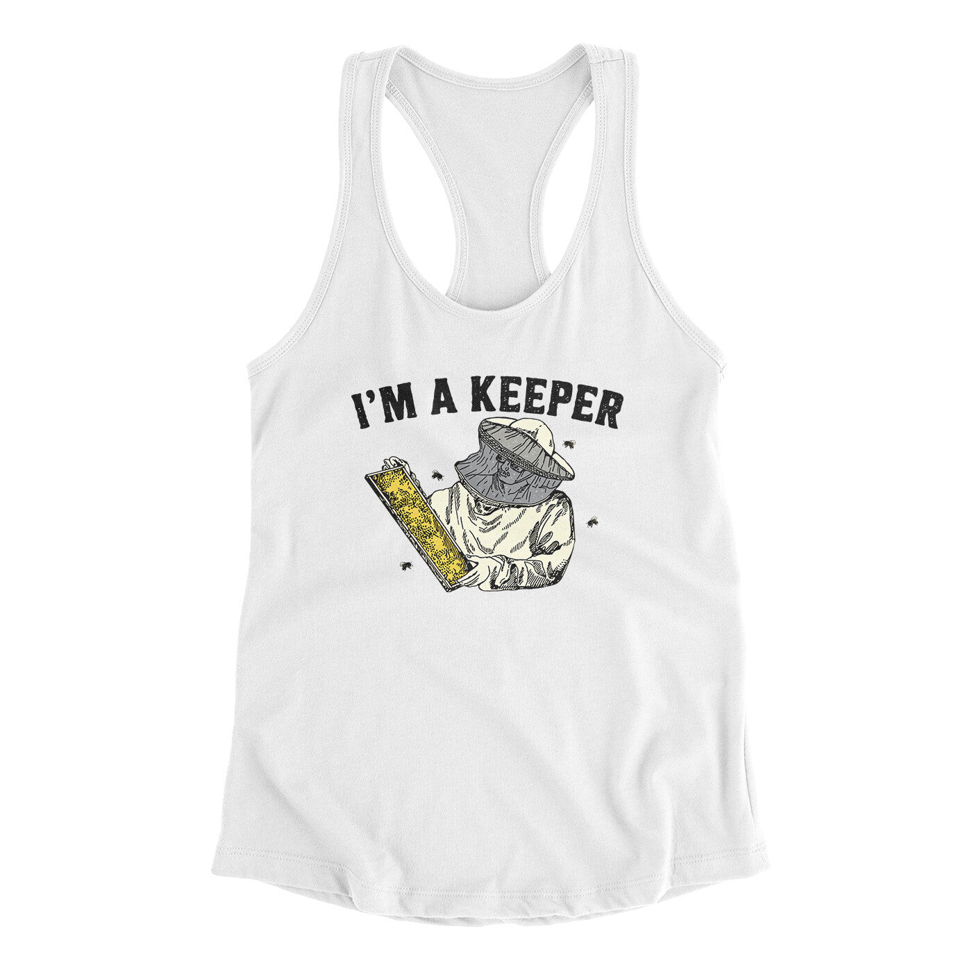 I'm A Keeper Women's Racerback Tank | Funny Shirt from Famous In Real Life