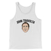 John Travolta Men/Unisex Tank Top White | Funny Shirt from Famous In Real Life