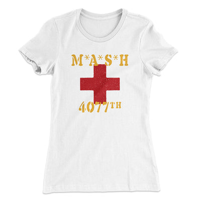 Mash 4077Th Women's T-Shirt White | Funny Shirt from Famous In Real Life