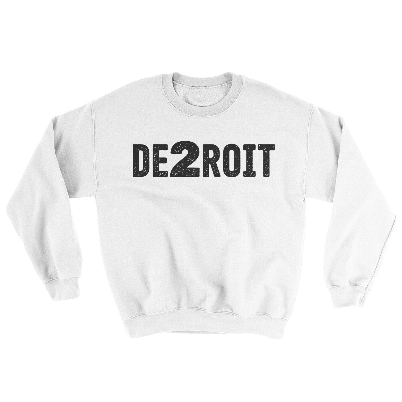De2Roit Ugly Sweater White | Funny Shirt from Famous In Real Life