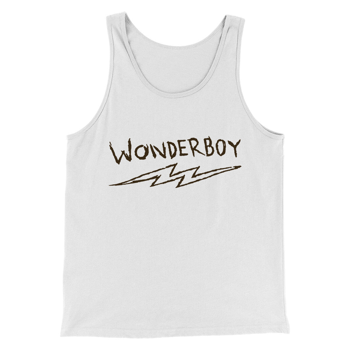 Wonderboy Men/Unisex Tank Top White | Funny Shirt from Famous In Real Life