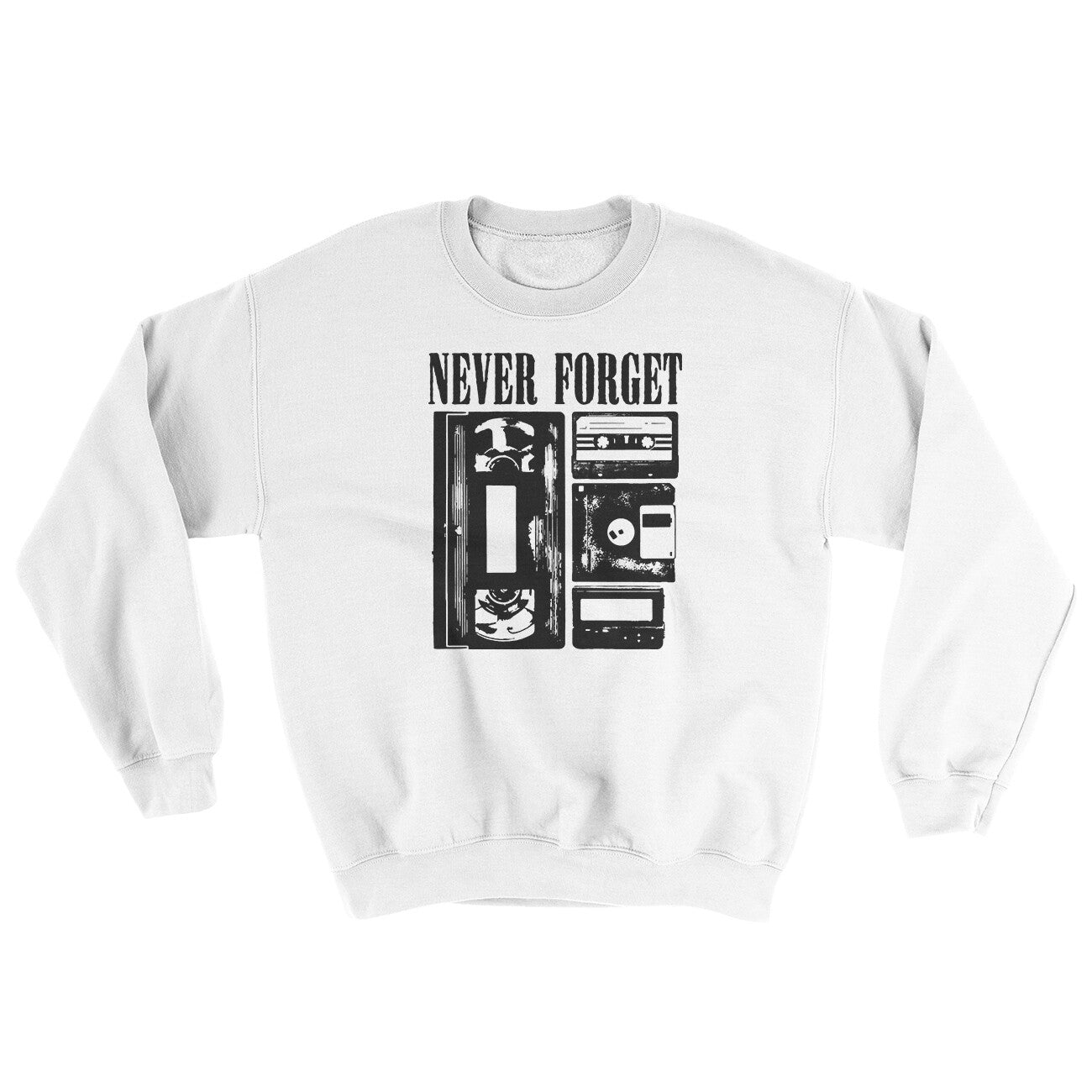 Never Forget Ugly Sweater White | Funny Shirt from Famous In Real Life