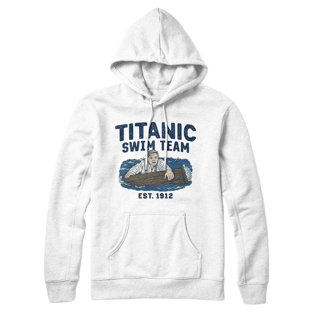 Titanic Swim Team Hoodie White | Funny Shirt from Famous In Real Life