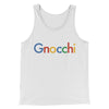 Gnocchi Men/Unisex Tank Top White | Funny Shirt from Famous In Real Life
