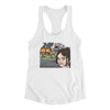 Disaster Girl Meme Women's Racerback Tank White | Funny Shirt from Famous In Real Life