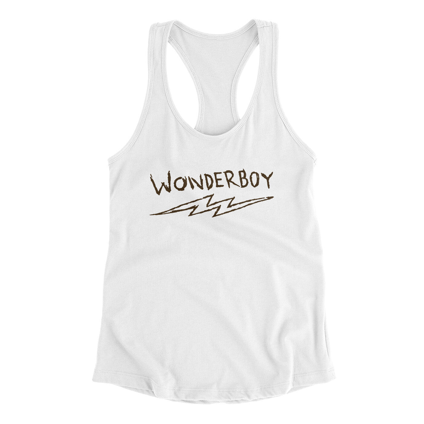 Wonderboy Women's Racerback Tank | Funny Shirt from Famous In Real Life
