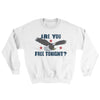 Are You Free Tonight Ugly Sweater White | Funny Shirt from Famous In Real Life