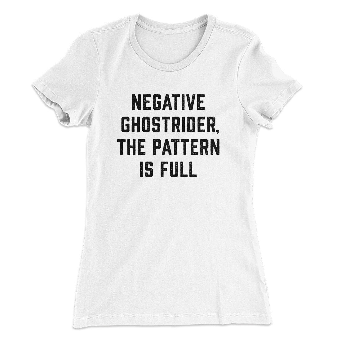 Negative Ghostrider The Pattern Is Full Women's T-Shirt | Funny Shirt from Famous In Real Life