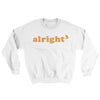 Alright Cubed Ugly Sweater White | Funny Shirt from Famous In Real Life