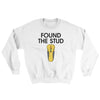 Found The Stud Ugly Sweater White | Funny Shirt from Famous In Real Life