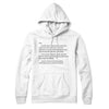 Letter To Sam Hoodie White | Funny Shirt from Famous In Real Life