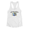 Get In Loser Women's Racerback Tank White | Funny Shirt from Famous In Real Life