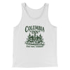 Columbia Inn Men/Unisex Tank Top White | Funny Shirt from Famous In Real Life