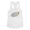 Stop Looking At Me Swan Women's Racerback Tank White | Funny Shirt from Famous In Real Life