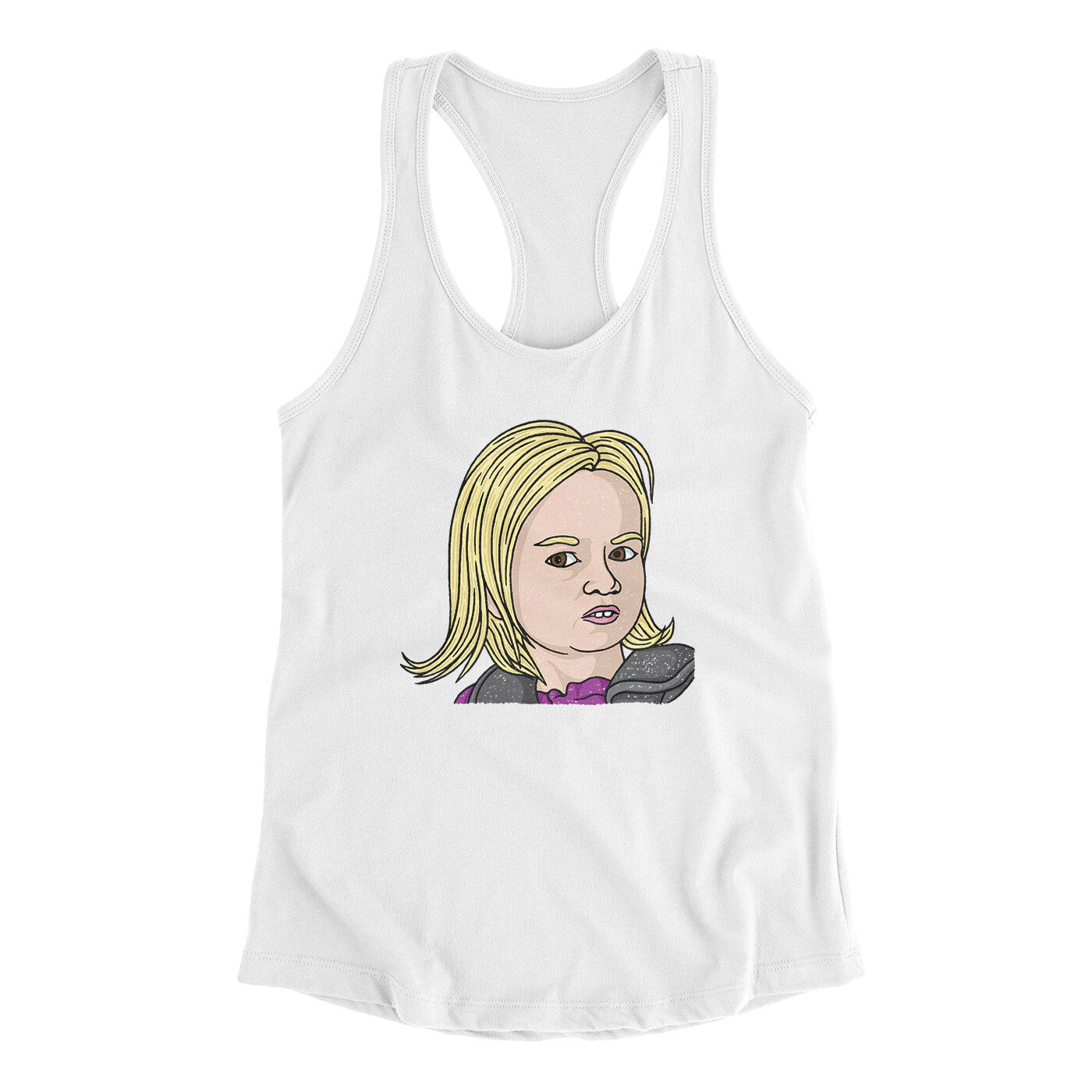 Side Eye Chloe Meme Funny Women's Racerback Tank | Funny Shirt from Famous In Real Life