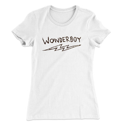 Wonderboy Women's T-Shirt White | Funny Shirt from Famous In Real Life