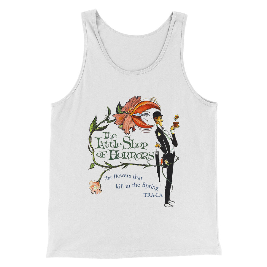 Little Shop Of Horrors Funny Movie Men/Unisex Tank Top White | Funny Shirt from Famous In Real Life