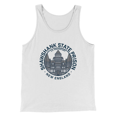 Shawshank State Prison Men/Unisex Tank Top White | Funny Shirt from Famous In Real Life