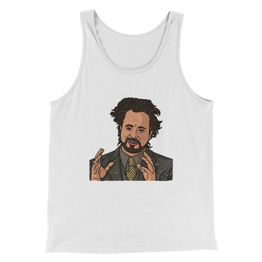 Alien Guy Meme Funny Men/Unisex Tank Top | Funny Shirt from Famous In Real Life