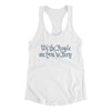 We The People Are Here To Party Women's Racerback Tank White | Funny Shirt from Famous In Real Life