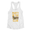 Party In The Club Women's Racerback Tank White | Funny Shirt from Famous In Real Life