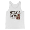 Mick's Gym Funny Movie Men/Unisex Tank Top White | Funny Shirt from Famous In Real Life