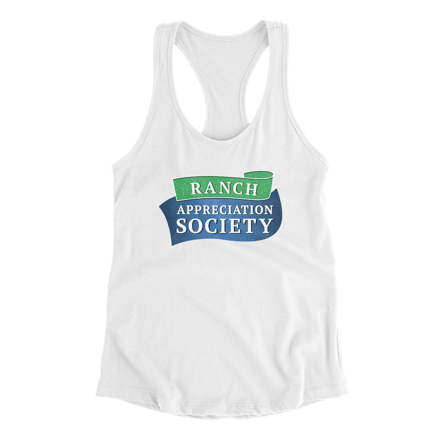 Ranch Appreciation Society Funny Women's Racerback Tank | Funny Shirt from Famous In Real Life