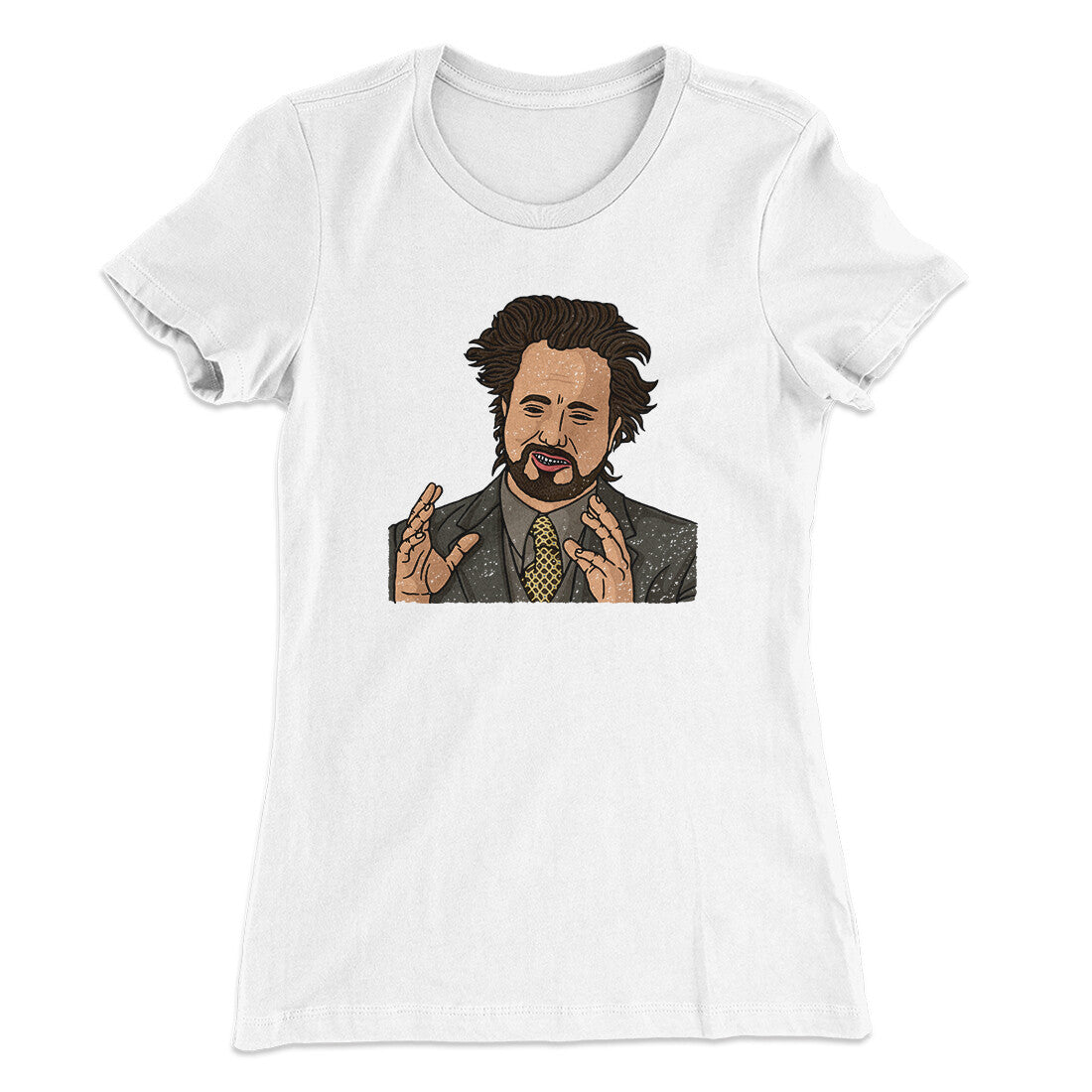 Alien Guy Meme Funny Women's T-Shirt | Funny Shirt from Famous In Real Life