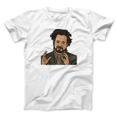 Alien Guy Meme Men/Unisex T-Shirt White | Funny Shirt from Famous In Real Life