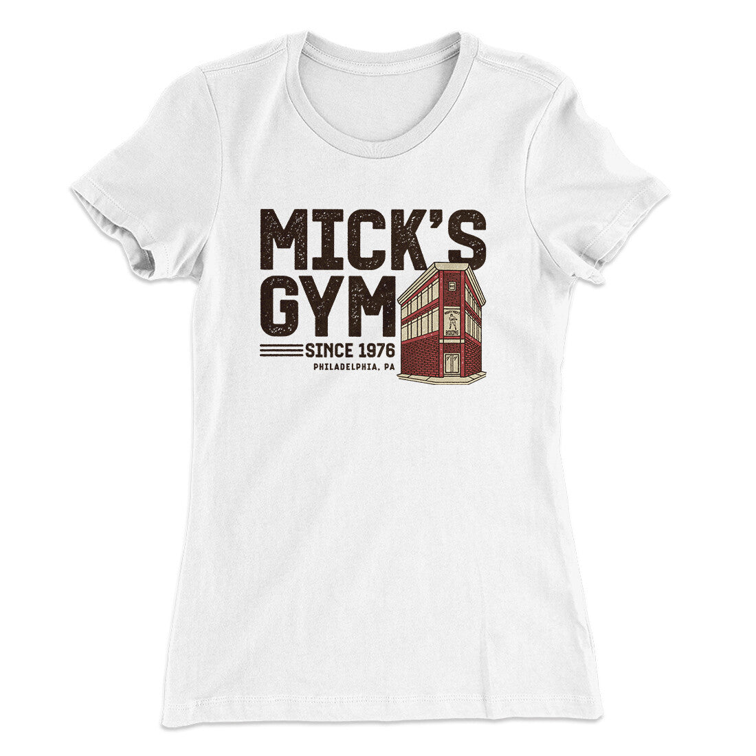 Mick's Gym Women's T-Shirt | Funny Shirt from Famous In Real Life