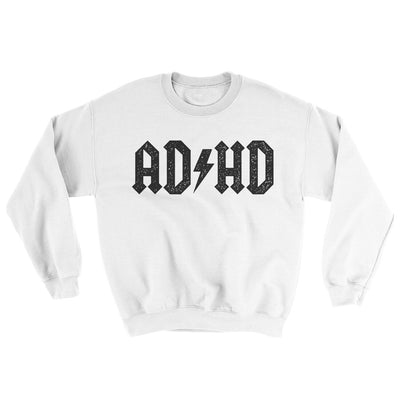 Adhd Ugly Sweater White | Funny Shirt from Famous In Real Life