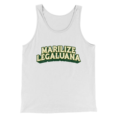 Marilize Legaluana Men/Unisex Tank Top White | Funny Shirt from Famous In Real Life