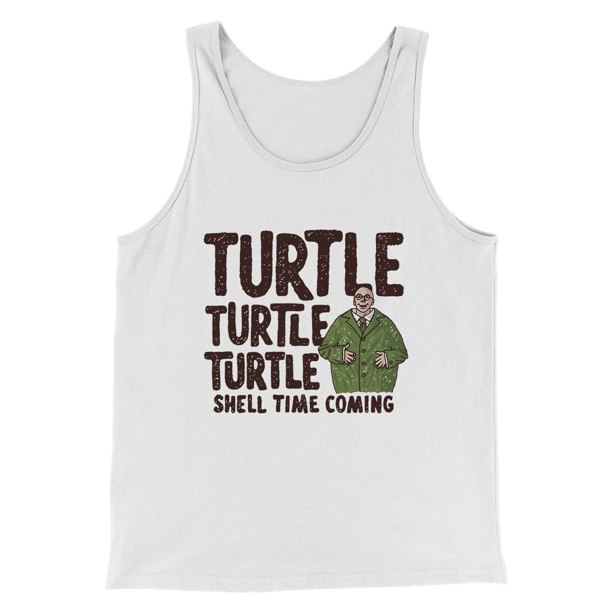 Turtle Turtle Turtle Men/Unisex Tank Top White | Funny Shirt from Famous In Real Life