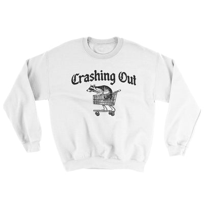 Crashing Out Ugly Sweater White | Funny Shirt from Famous In Real Life