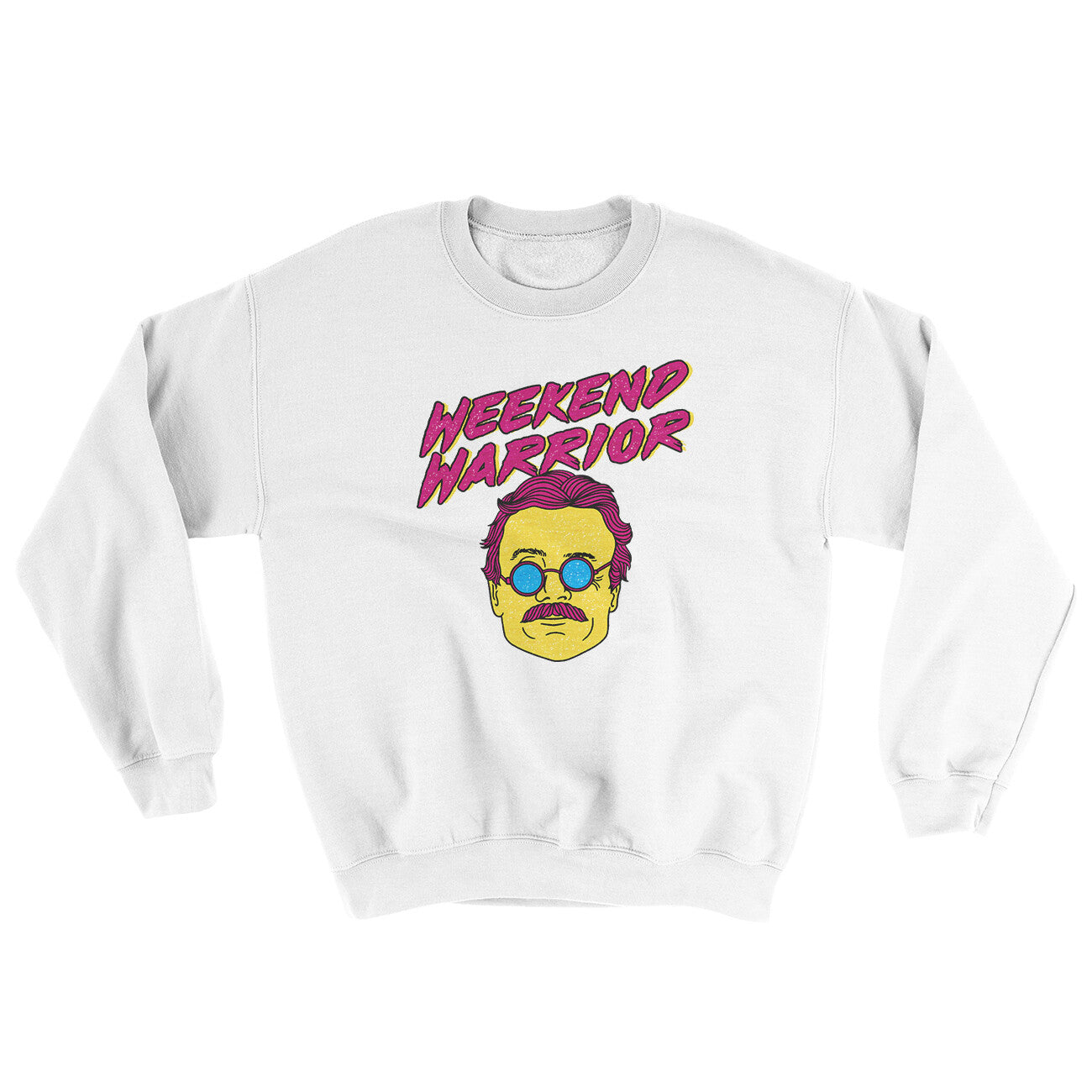 Weekend Warrior Ugly Sweater White | Funny Shirt from Famous In Real Life