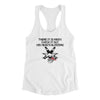 There It Is Mikey His Head Is Bleeding Women's Racerback Tank White | Funny Shirt from Famous In Real Life