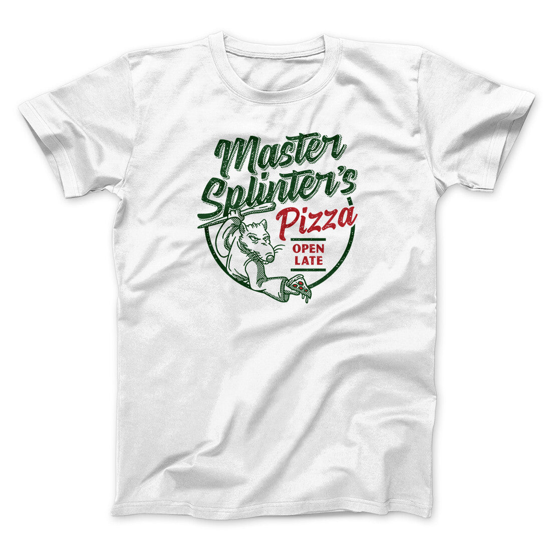 Master Splinters Pizza Funny Movie Men/Unisex T-Shirt | Funny Shirt from Famous In Real Life